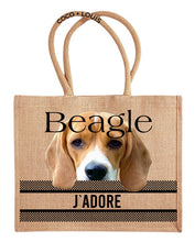 Laden Sie das Bild in den Galerie-Viewer, Jute Shopper mit div. Hundemotiven