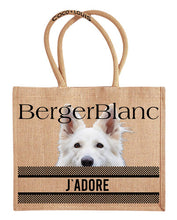 Laden Sie das Bild in den Galerie-Viewer, Jute Shopper mit div. Hundemotiven