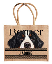 Laden Sie das Bild in den Galerie-Viewer, Jute Shopper mit div. Hundemotiven