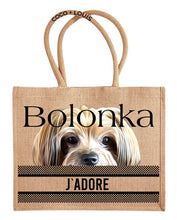 Laden Sie das Bild in den Galerie-Viewer, Jute Shopper mit div. Hundemotiven