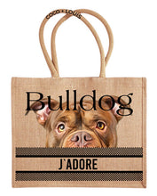 Laden Sie das Bild in den Galerie-Viewer, Jute Shopper mit div. Hundemotiven