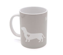 Laden Sie das Bild in den Galerie-Viewer, KvK Becher in exklusivem Design - Unifarben mit Hunderassen