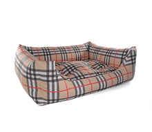 Load image into Gallery viewer, Super Soft Dog Lounge - Softshell Plaid Edition