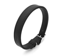Load image into Gallery viewer, KvK - Business Lederhalsband Schwarz
