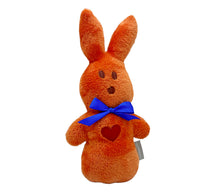 Laden Sie das Bild in den Galerie-Viewer, Plüschhase mit Herz Orange