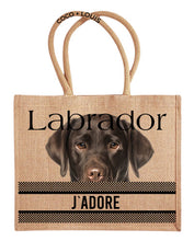 Laden Sie das Bild in den Galerie-Viewer, Jute Shopper mit div. Hundemotiven