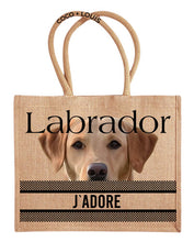 Laden Sie das Bild in den Galerie-Viewer, Jute Shopper mit div. Hundemotiven