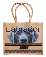 Laden Sie das Bild in den Galerie-Viewer, Jute Shopper mit div. Hundemotiven