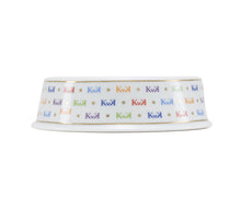 Load image into Gallery viewer, Logomania White Colourful Gold - Collectors Bowl #1