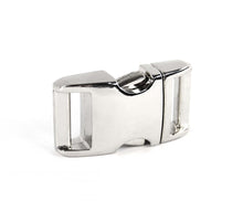 Laden Sie das Bild in den Galerie-Viewer, KvK - Clic Lederhalsband - Black Bling