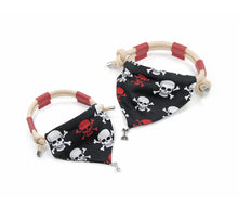 Load image into Gallery viewer, Handcrafted Scarope with Skulls