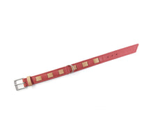Laden Sie das Bild in den Galerie-Viewer, KvK Handcrafted - Klassik Curved Collar - Bicolour Beige & Red