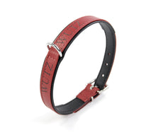 Laden Sie das Bild in den Galerie-Viewer, Handcrafted - Halsband Klassik Curved Custom Laser Engraving