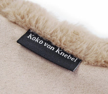 Load image into Gallery viewer, Kangaroo Bag dog bag in beige & black