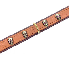 Load image into Gallery viewer, Skull Masterpiece - Small 2Tone Cognac & Brown