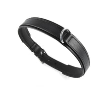 Laden Sie das Bild in den Galerie-Viewer, KvK Handcrafted - Halsband Klassik Curved Black Edition