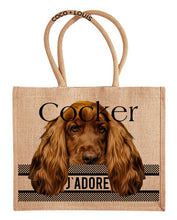 Laden Sie das Bild in den Galerie-Viewer, Jute Shopper mit div. Hundemotiven
