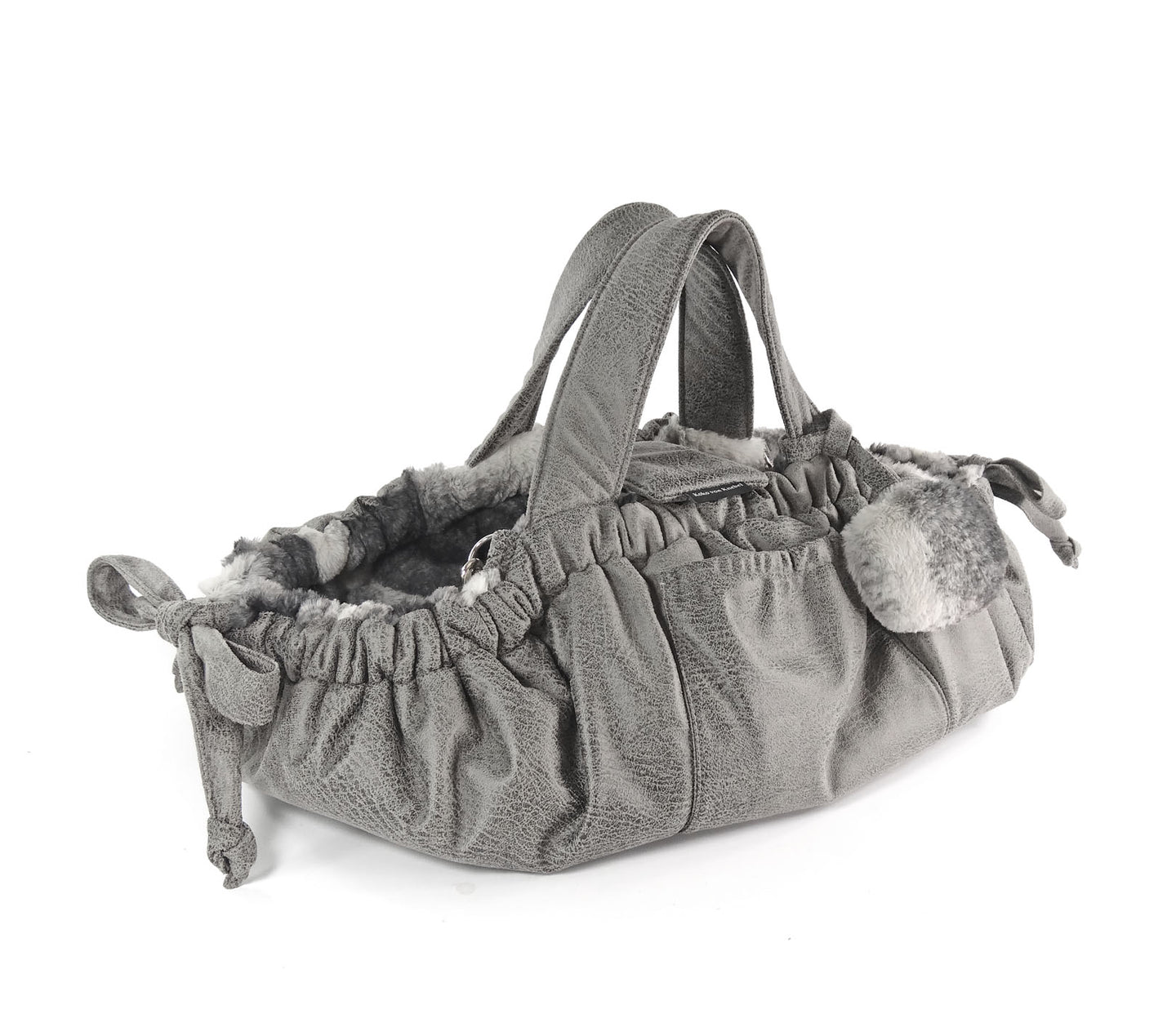 KvK Aida - dog bag in silver gray or black