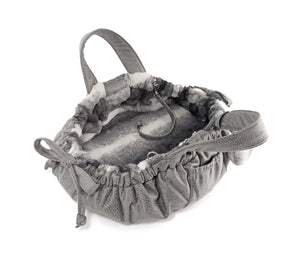 KvK Aida - dog bag in silver gray or black