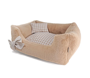 KvK Super Soft Dog Lounge - Pink Plaid