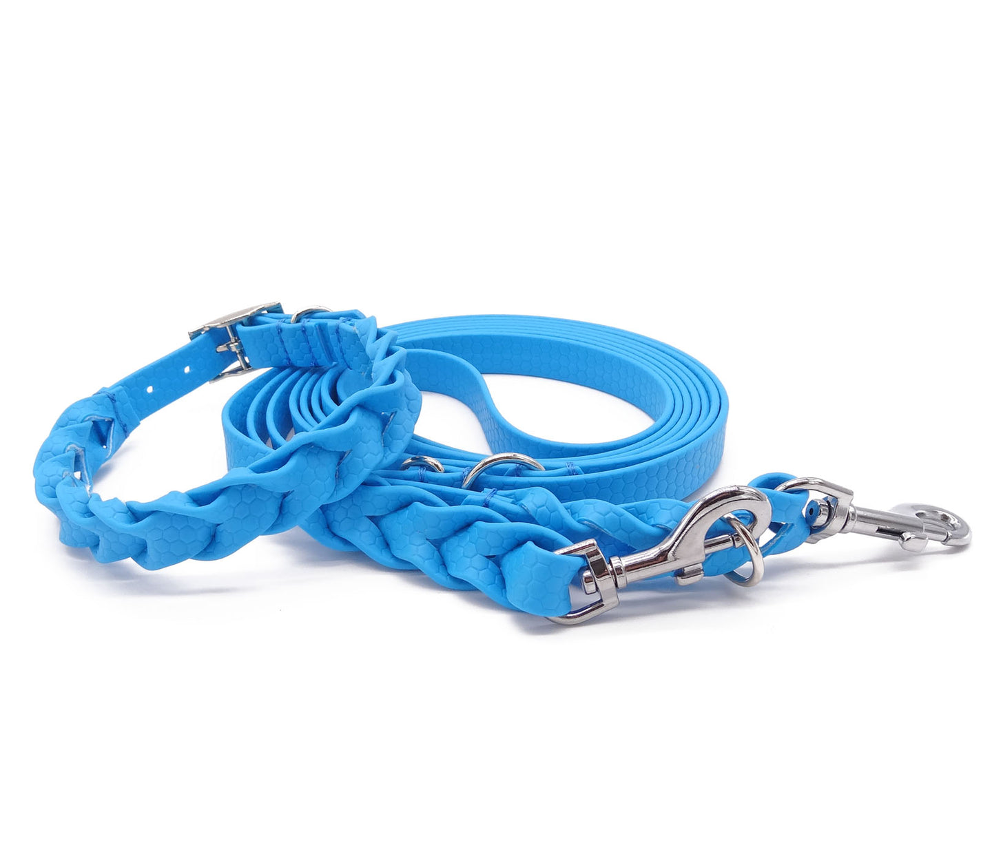 Robust Collar in a Braided Look - Blue