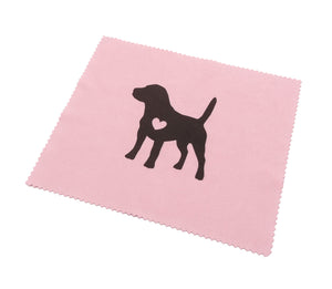 Glasses Cleaning Cloth in an Exclusive Design - Plain Colours with Dog Breeds