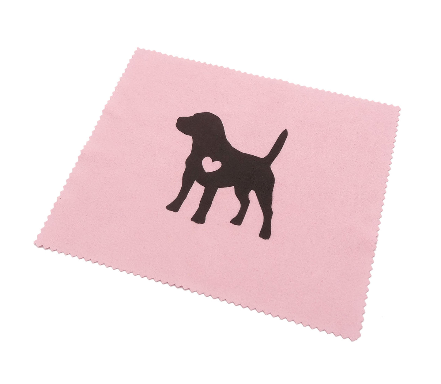 Glasses Cleaning Cloth in an Exclusive Design - Plain Colours with Dog Breeds