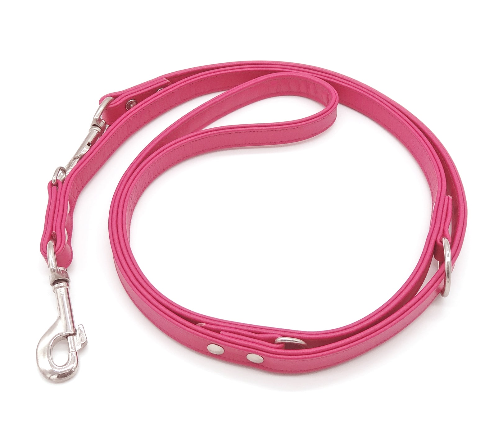 NACOCO Hundehalsband Mit Leine – Verstellbar, Größe M, Rot