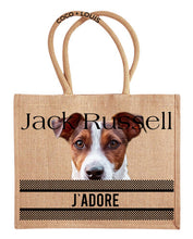 Laden Sie das Bild in den Galerie-Viewer, Jute Shopper mit div. Hundemotiven

