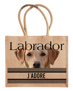 Jute Shopper mit div. Hundemotiven
