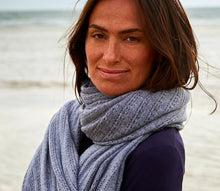 Load image into Gallery viewer, Extra Class Cashmere Scarves - Model LHASA - Grey, Indigo Blue, Red
