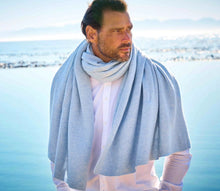 Load image into Gallery viewer, Extra Class Cashmere Scarves - Model OSLO - Denim, Mint, Beige, Petrol
