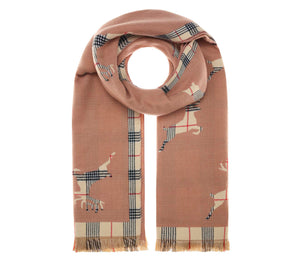 Viscose scarf in three exclusive designs