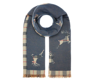 Viscose scarf in three exclusive designs