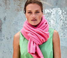 Load image into Gallery viewer, Extra Class Cashmere Scarves - Model SYLT - Navy, Light Blue, Olive, Strawberry, Mango
