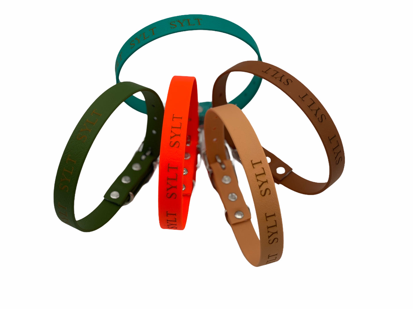 KvK - Robustes Halsband mit Laserprint Sylt