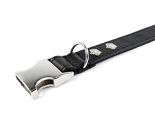 Load image into Gallery viewer, Clic Leather Collar - Crown
