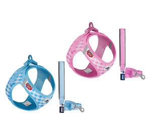 Welpen Harness Set mit Leine in zwei Farben