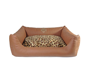 Luxury Dog Lounge - Cognac Edition - Dog Bed