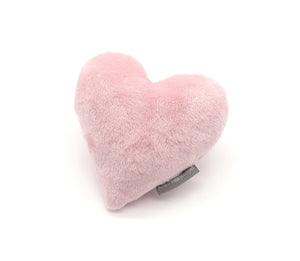 Plush heart with or without squeaker