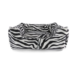 Super Soft Dog Lounge - Zebra Edition