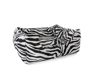 Super Soft Dog Lounge - Zebra Edition