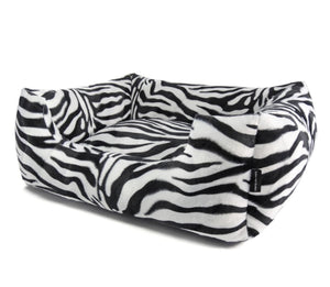 Super Soft Dog Lounge - Zebra Edition