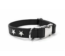 Load image into Gallery viewer, KvK - Clic Deluxe leather collar - Star
