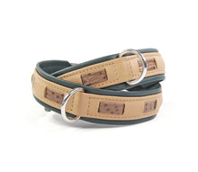 Load image into Gallery viewer, KvK Handcrafted - Classic Curved Collar - Tricolour Beige &amp; Brown
