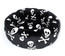 Load image into Gallery viewer, Soft Big Donut - Skull Dog Bed
