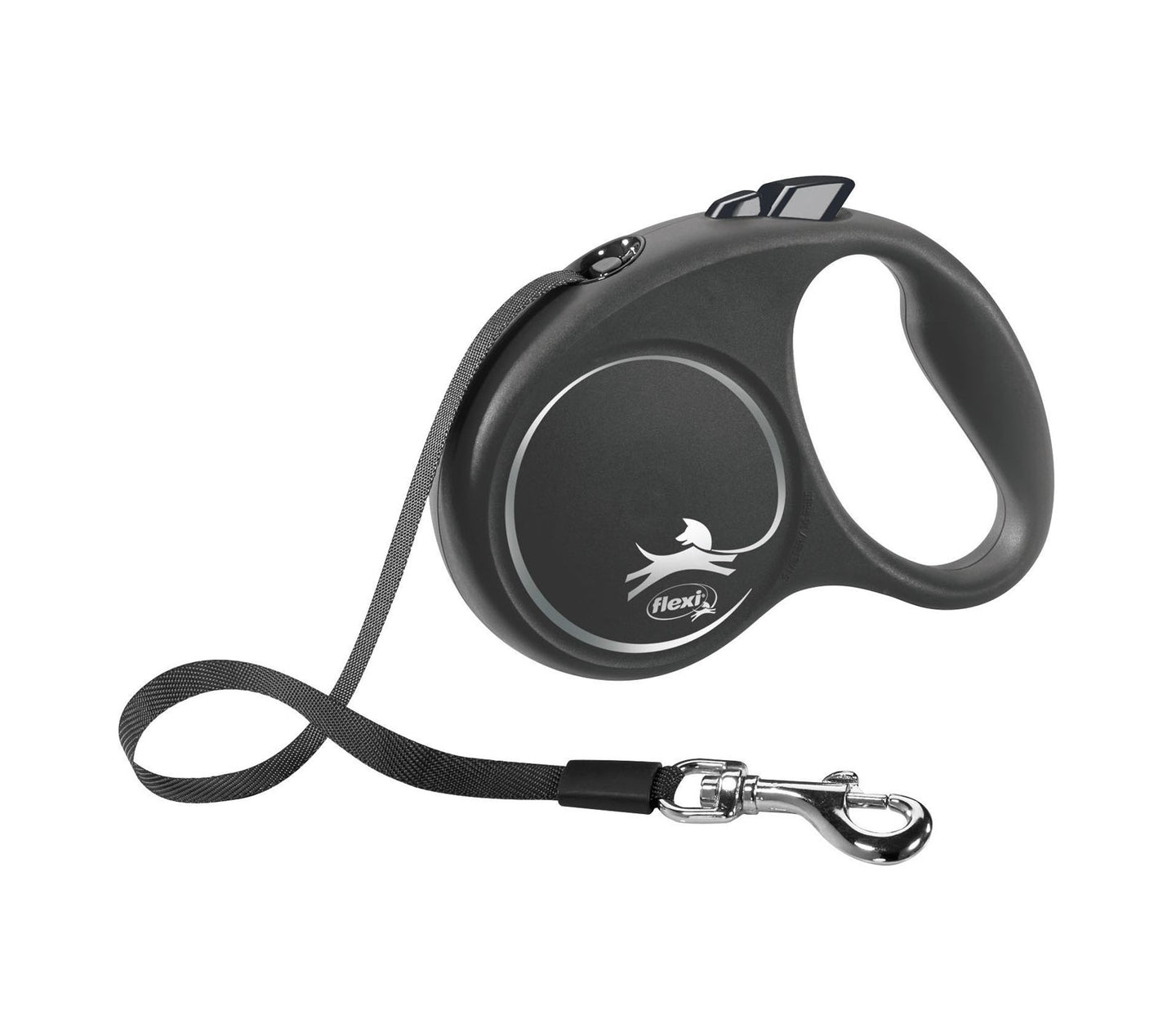 Flexi Black Design Gurt Leine