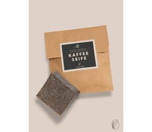 Coffee soap with exfoliating effect