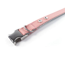 Load image into Gallery viewer, KvK - Clic leather collar - Rosé
