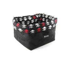 Load image into Gallery viewer, KvK Toy Box - Skull basket for dog toys
